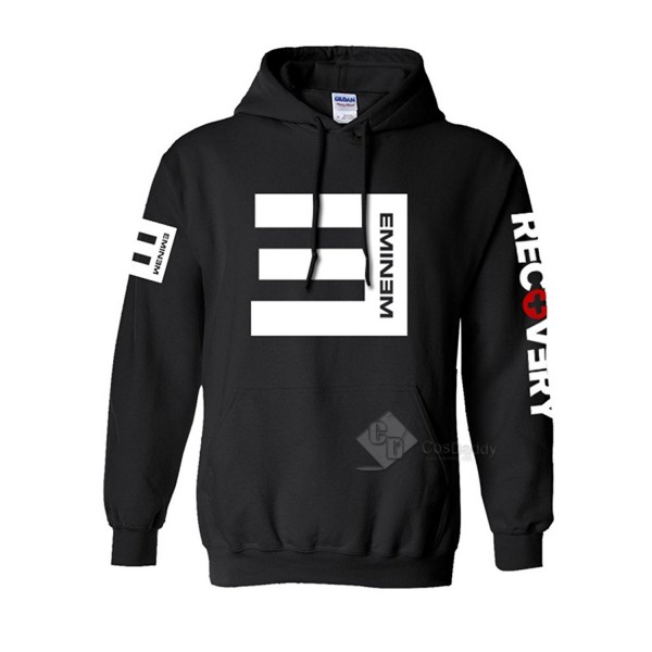 Cosdaddy Hip Hop Schwarz Sweatershirt Kapuzenpullover Cosplay Kostüm eminem hoodie