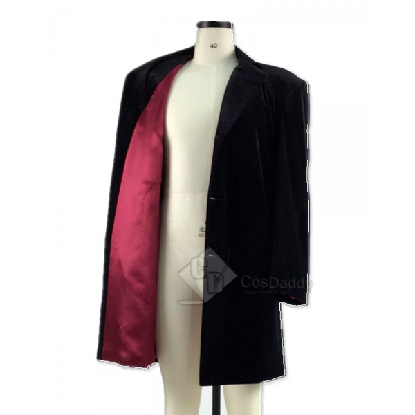 Doctor Who 2017 Christmas Special 12th twelfth Doctor Black Velvet Coat