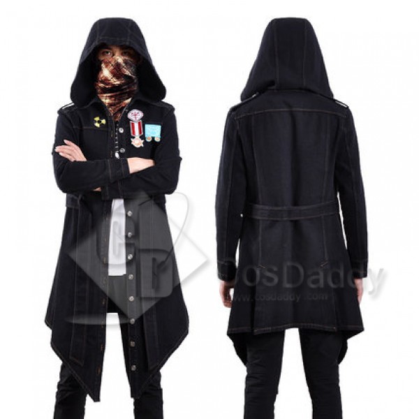 Playerunknown's Battlegrounds Costume Black Hooded Jacket (Nylon version
