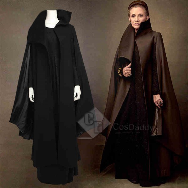 Star Wars VIII The Last Jedi Leia Organa Cosplay Costume