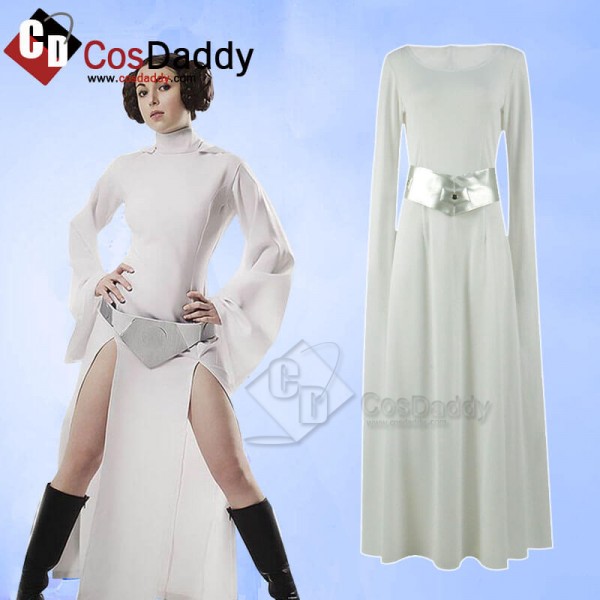 Star Wars  Princess Leia Organa White Dress Costum...