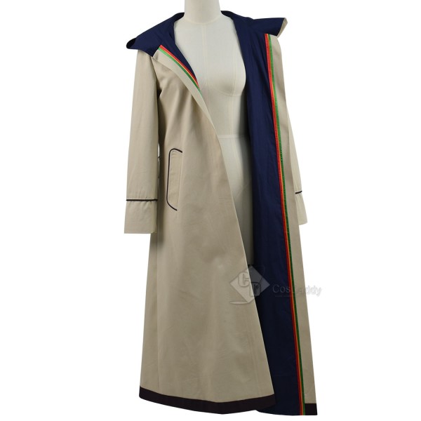 Doctor Who Thirteenth 13th Doctor Beige Coat Cosplay Costume