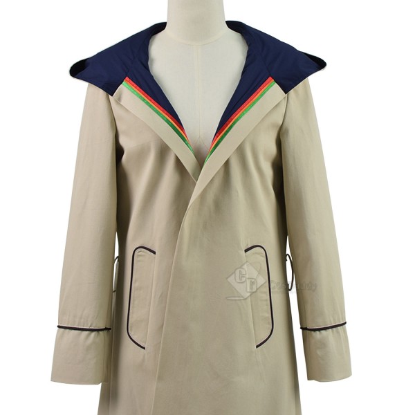 Doctor Who Thirteenth 13th Doctor Beige Coat Cosplay Costume