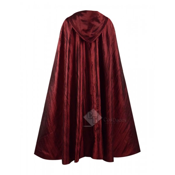 Halloween Costume Red Hooded Cape Cloak Coat For Sale