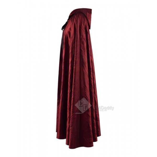 Halloween Costume Red Hooded Cape Cloak Coat For Sale