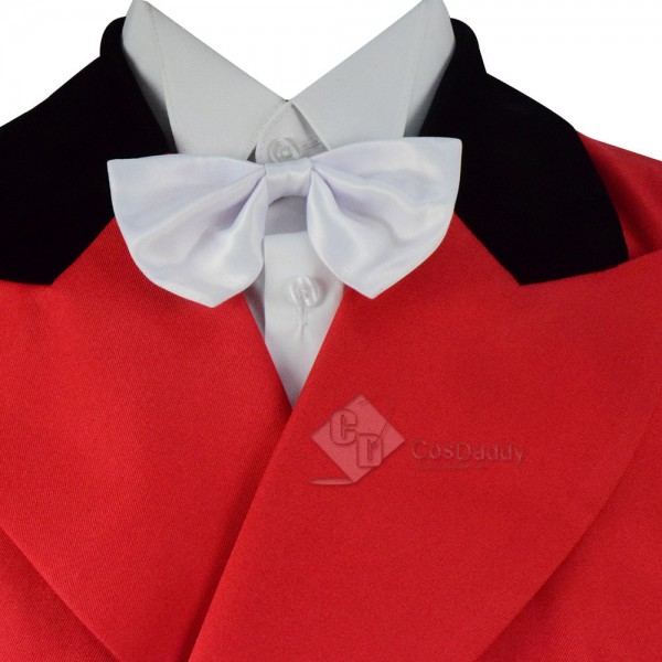 Adult Party Tuxedo Costume Red Double Breasted Cosplay Suits