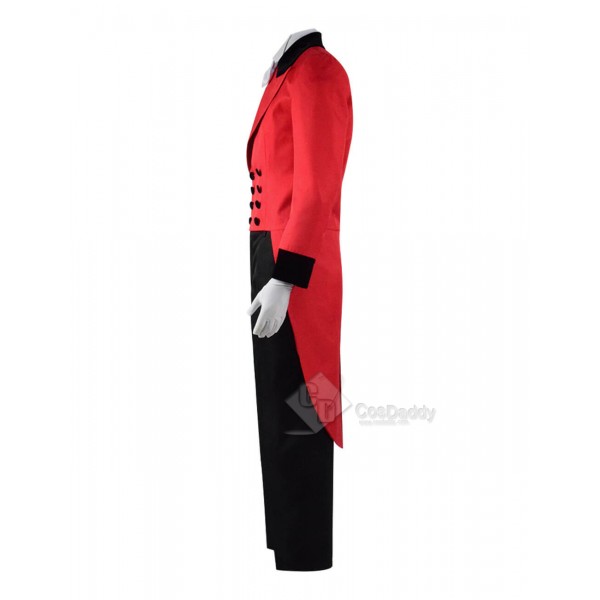 Adult Party Tuxedo Costume Red Double Breasted Cosplay Suits