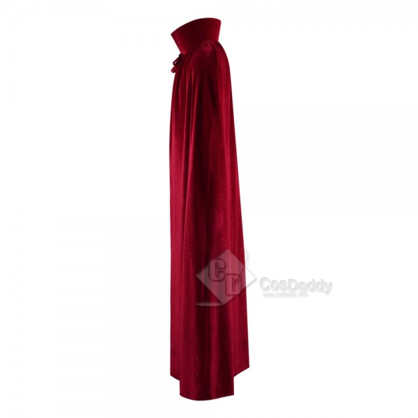 Halloween Fashion Chids Velvet Red Black Cloak Capes For Kids