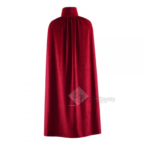 Halloween Fashion Chids Velvet Red Black Cloak Capes For Kids