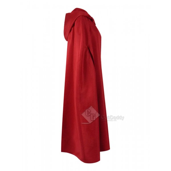 Halloween Costume Capes Red Hooded Cloak For Sale-Cosdaddy