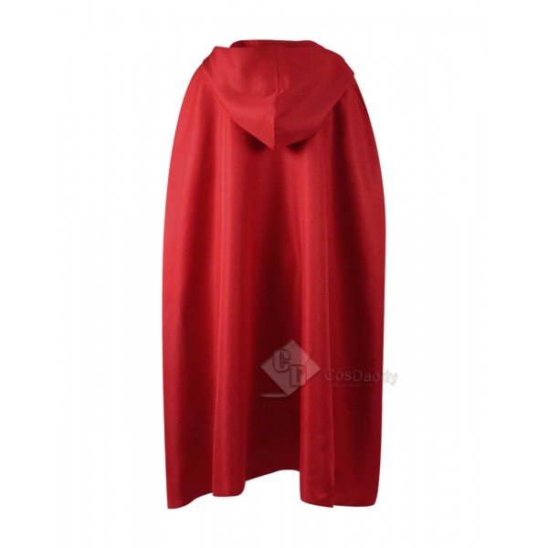 Halloween Costume Capes Red Hooded Cloak For Sale-Cosdaddy