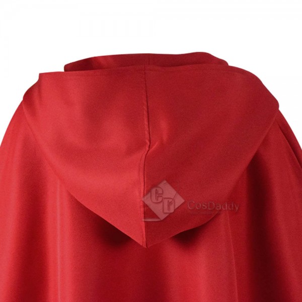 Halloween Costume Capes Red Hooded Cloak For Sale-Cosdaddy