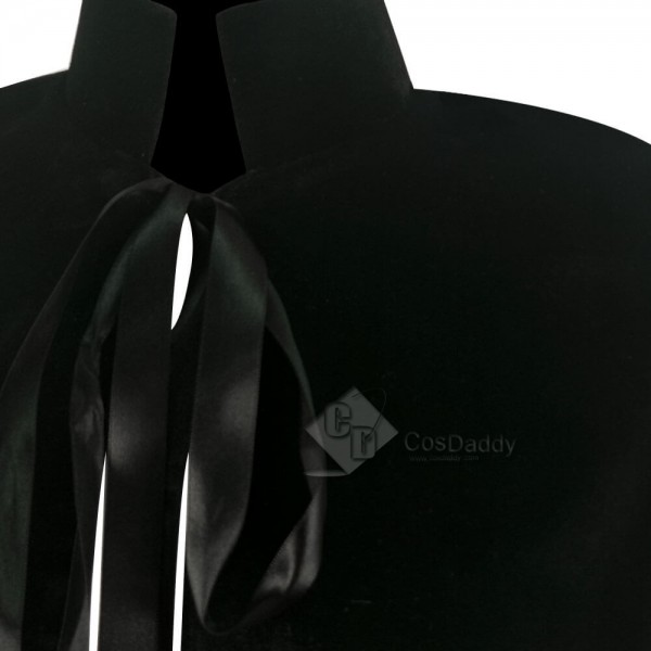 Cosadaddy Black Velvet Cape Cloak Short Adult For Sale