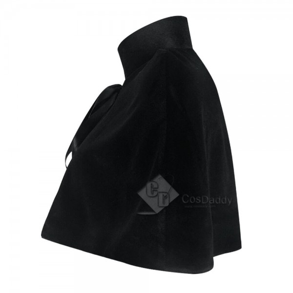 Cosadaddy Black Velvet Cape Cloak Short Adult For Sale