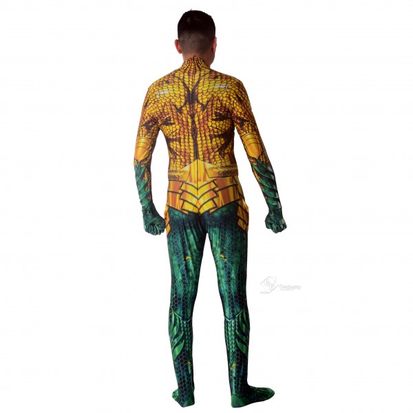 Halloween Cosplay Bodysuit Adult/Kids Unisex 3D Lycra Spandex Zentai Aquaman Arthur Costume