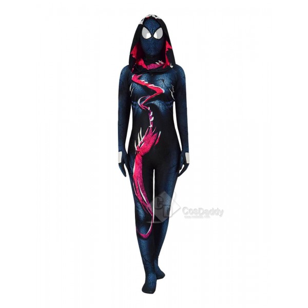 Spiderman Superhero Halloween Gwenom Women Cosplay Costume Venom Suit