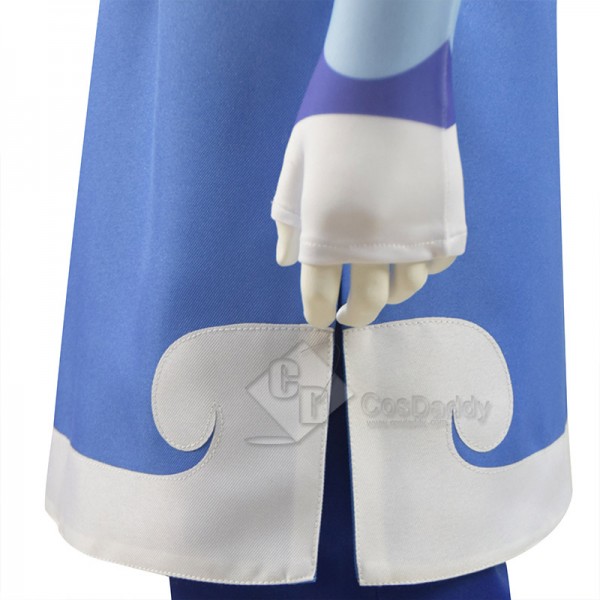 Avatar: The Last Airbender Katara Cosplay Costume Blue Outfit Halloween Suit For Kids