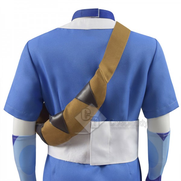 Avatar: The Last Airbender Katara Cosplay Costume Blue Outfit Halloween Suit For Kids