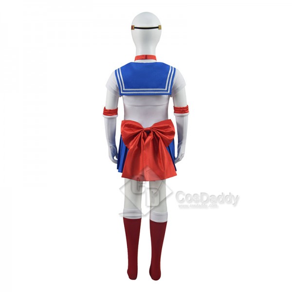 Anime Sailor Moon Tsukino Usagi Cosplay Costume Kids Girls Dress Halloween Gift