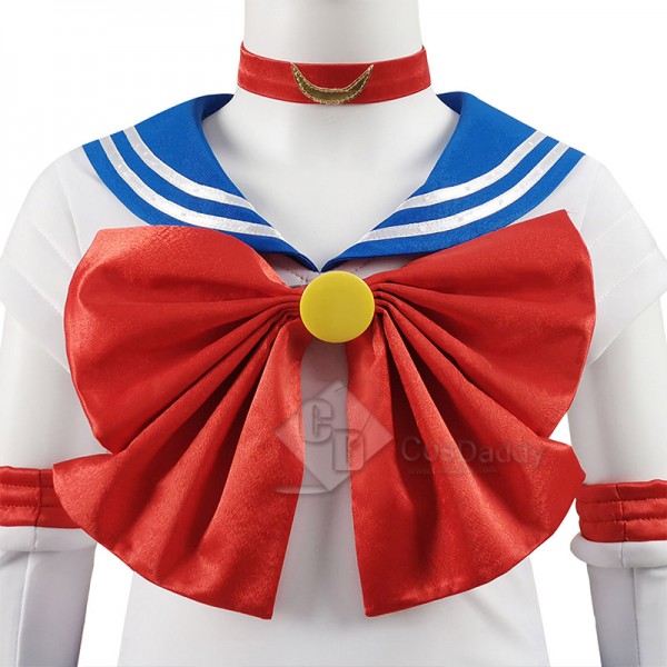 Anime Sailor Moon Tsukino Usagi Cosplay Costume Kids Girls Dress Halloween Gift