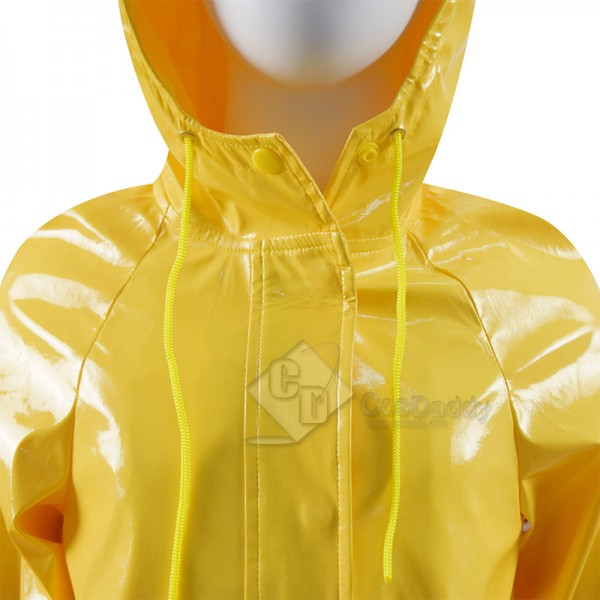 2009 Movie Coraline Cosplay Costume Yellow Raincoat Kids Coat