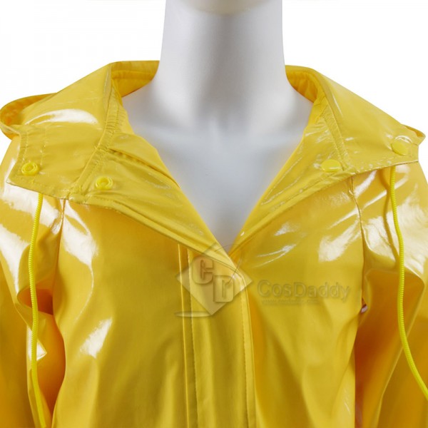 2009 Movie Coraline Cosplay Costume Yellow Raincoat Kids Coat