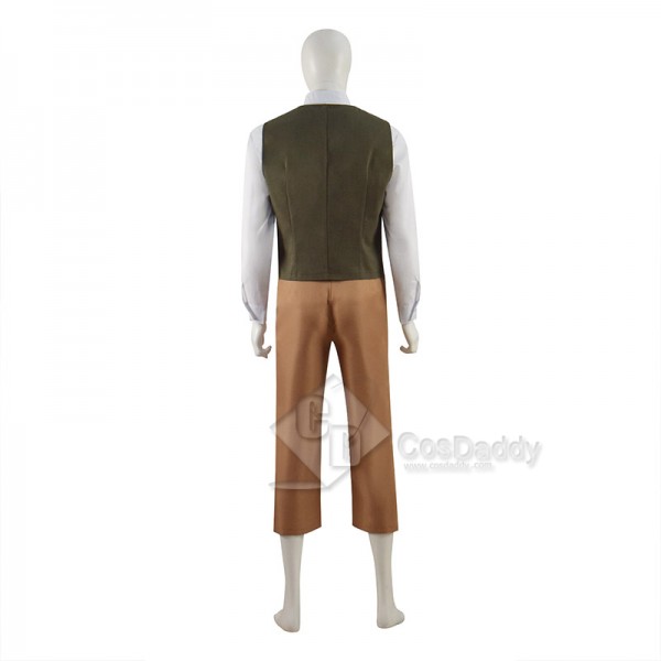 The Hobbit The Lord of the Rings Bilbo Baggins Cosplay Costume Halloween Carnival Suit