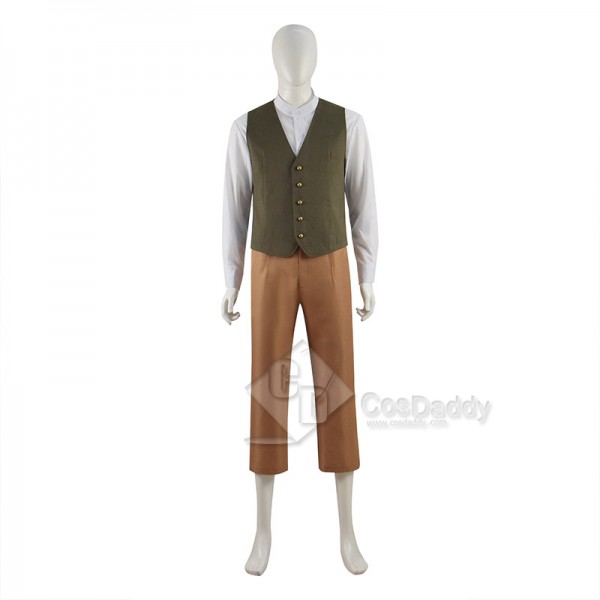 The Hobbit The Lord of the Rings Bilbo Baggins Cosplay Costume Halloween Carnival Suit