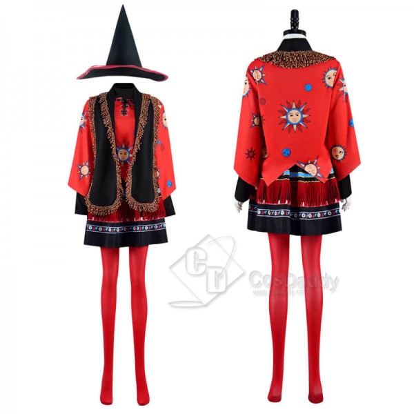 Hocus Pocus Dani Dennison Costumes Adults Kids Dani Cosplay Skirt with Hat