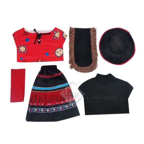 Hocus Pocus Dani Dennison Costumes Adults Kids Dani Cosplay Skirt with Hat