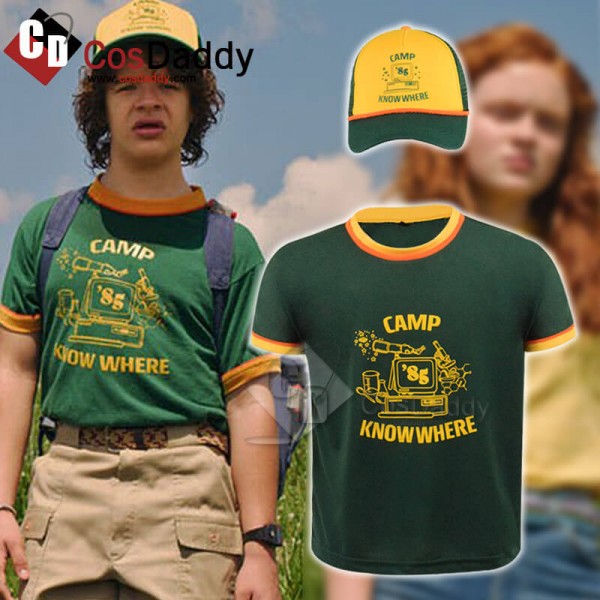 Stranger Things Dustin Hat Camp Know Where Things Trucker Baseball Cap For Kids