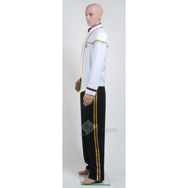 Star Trek TNG Insurrection Nemesis Jean-Luc Picard White Gold  Uniform