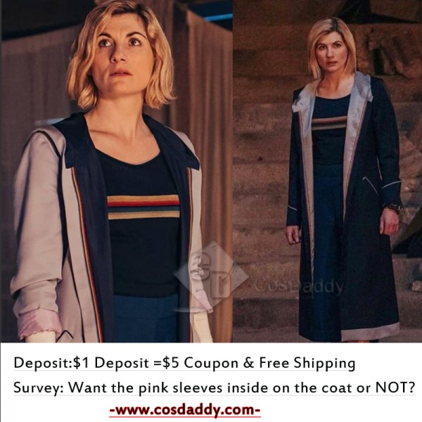 Deposit Doctor Who Jodie Whittaker 13th Doctor New Coat CosDaddy