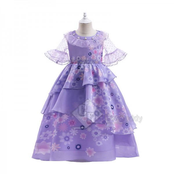 Girls Encanto Isabela Costumes Kids Isabela Madrig...