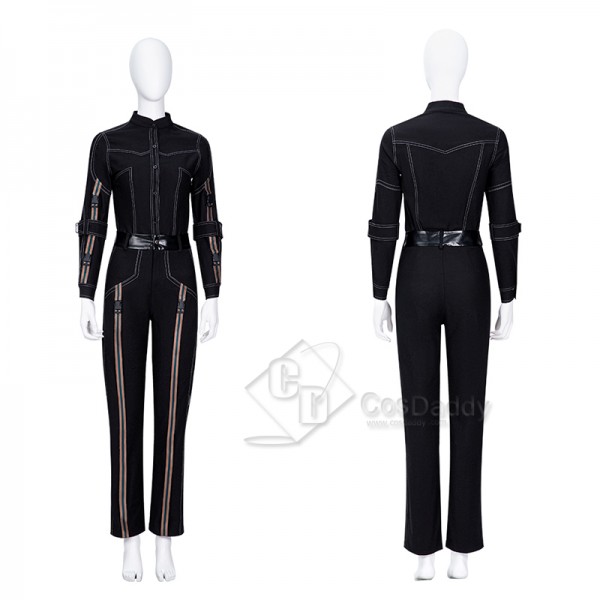 Black Widow And Hawkeye Yelena Belova Second Generation Cosplay Costume Black Suit