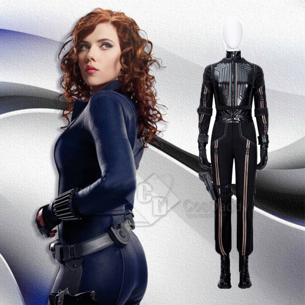 Black Widow And Hawkeye Yelena Belova Second Generation Cosplay Costume Black Suit