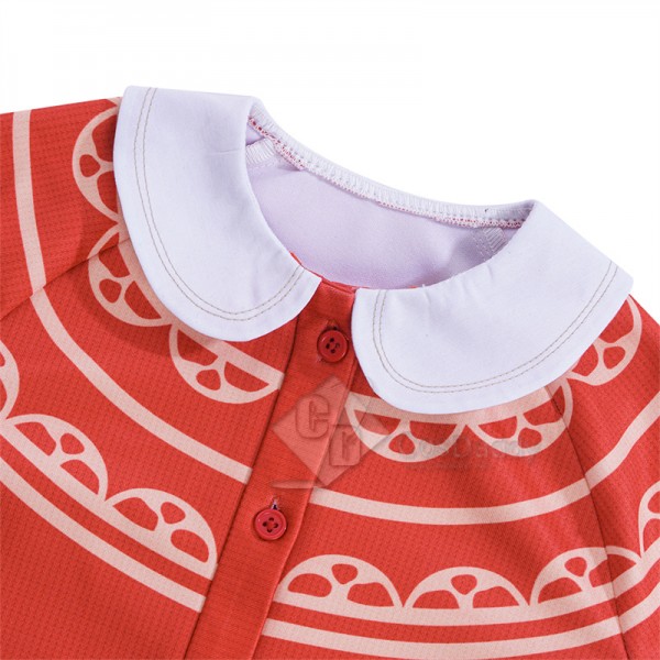 2022 Turning Red Mei Lee Cosplay Costume Children Kids Dress Suit