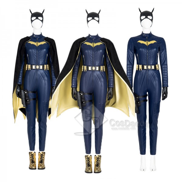 2022 Batgirl Barbara Gordon Cosplay Costume Superhero Supergirl Jumpsuit Halloween Carnival Suit