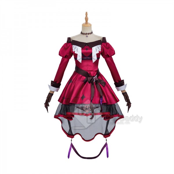 Virtual YouTuber hololiveGawr Gura Hyakumantenbara Salome VTuber Cosplay Costume Halloween Carnival Suit