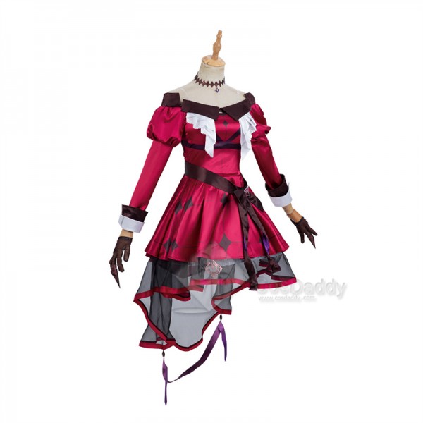 Virtual YouTuber hololiveGawr Gura Hyakumantenbara Salome VTuber Cosplay Costume Halloween Carnival Suit