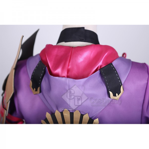 Genshin Impact Kuki Shinobu Cosplay Costume Sexy Suit Halloween Carnival Suit