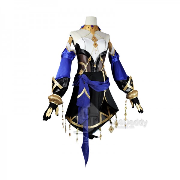 Anime Genshin Impact Sumeru Layla Cosplay Costume Halloween Party Suit