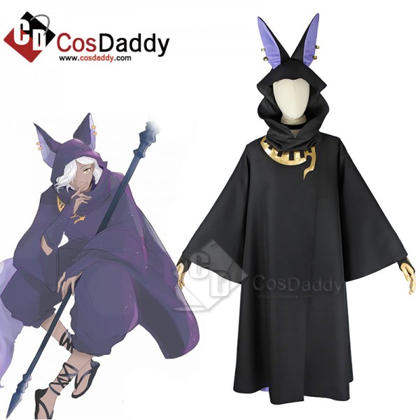 Anime Genshin Impact White Hair Boy Cyno Anubis St...