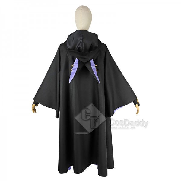 Anime Genshin Impact White Hair Boy Cyno Anubis Style Cosplay Costume Cape Suit