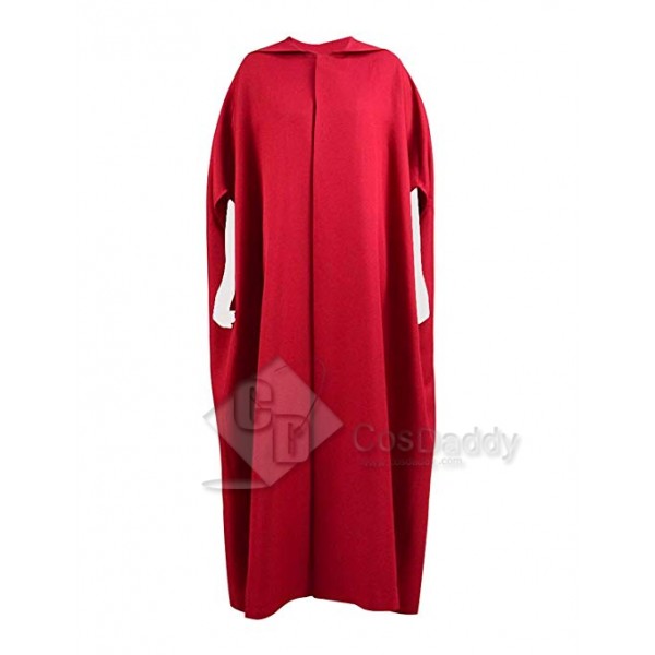 The Handmaid's Tale Halloween Party Women Handmaid Red Cape Dress Costume