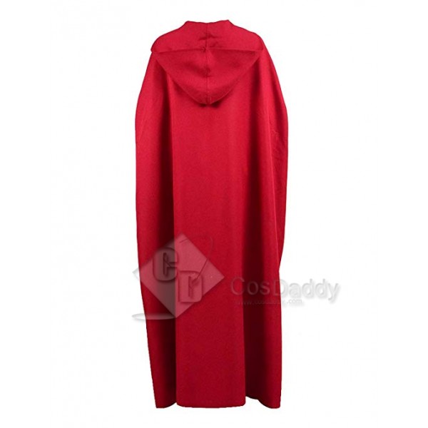 The Handmaid's Tale Halloween Party Women Handmaid Red Cape Dress Costume