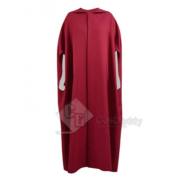 The Handmaid's Tale Halloween Party Women Handmaid Red Cape Dress Costume