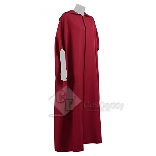 The Handmaid's Tale Halloween Party Women Handmaid Red Cape Dress Costume