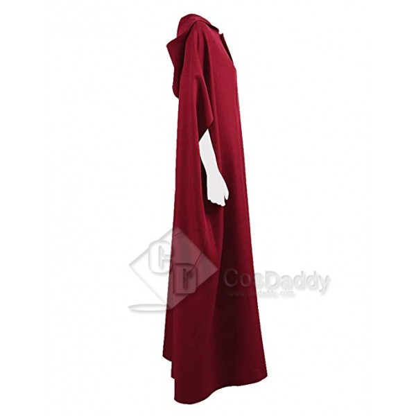 The Handmaid's Tale Halloween Party Women Handmaid Red Cape Dress Costume