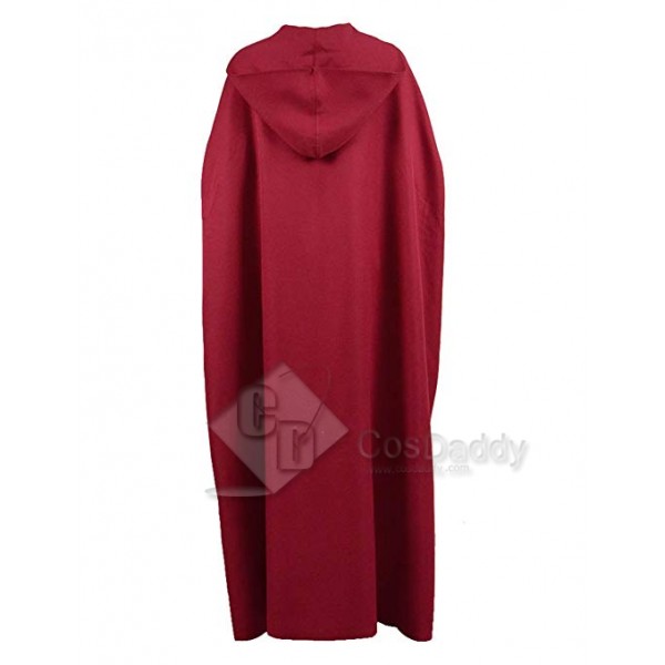 The Handmaid's Tale Halloween Party Women Handmaid Red Cape Dress Costume